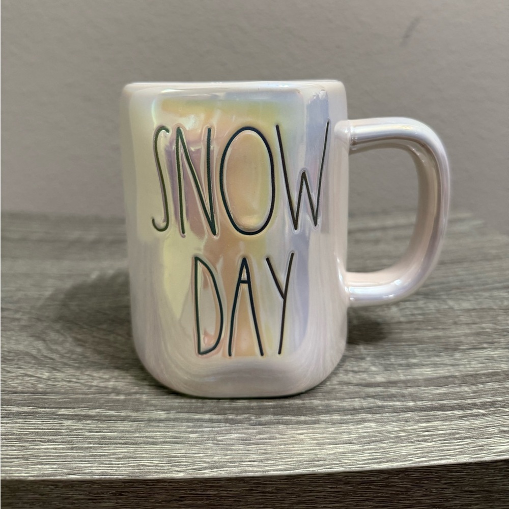 Rae Dunn Iridescent Snow Day Mug